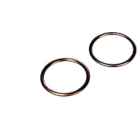 DIN Set: 2 x Krümmerdichtung 28 x 34 Kupfer - Simson S50, S51, KR51 Schwalbe, SR50, u.a.