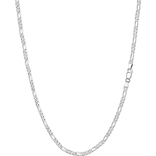 Chaîne cubaine en argent, chaîne en argent pour homme, 5 mm, 2 mm Chaîne cubaine en argent, chaîne en argent pour homme, 5 mm, 2 mm