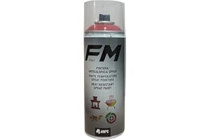 FM PINTURA SPRAY ANTICALORICA ROJO FERRARI 600º, 400ML