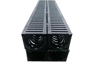 SHMOX Plastic Drainage Channel Pack 1m Lengths (Pack of 4)