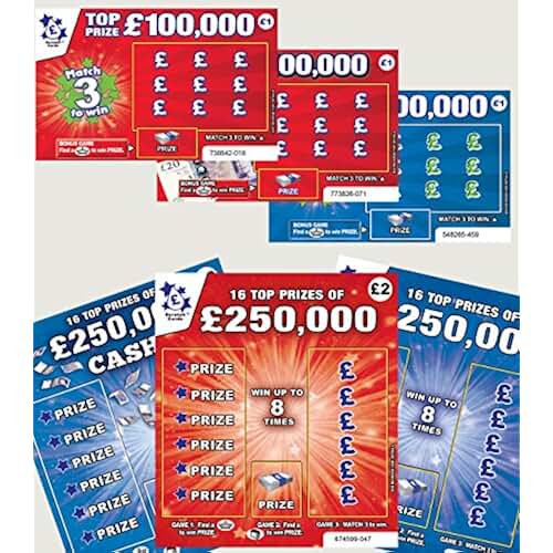 Amazon.co.uk lotto scratch cards