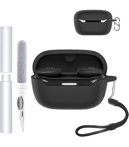 Geekria Custodia In Silicone Per JBL Clip 3 - Protezione Antigraffio E Ammortizzante, Nero - 3
