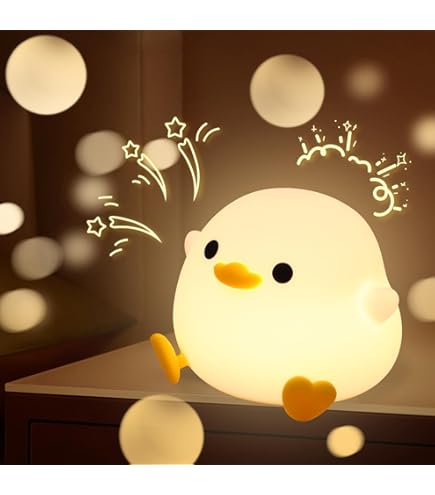 Lampe De Chevet Veilleuse Chat LED USB Rechargeable Blanc Chaud &7