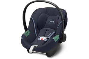 CYBEX Gold fotelik samochodowy dla dzieci Aton S2 i-Size, Od urodzenia do ok. 24 miesięcy, Maks. 13 kg, Z wkładką dla noworodka, Kompatybilny z SensorSafe, Ocean Blue
