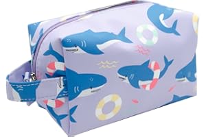 PONETTE - Neceser Infantil, Niño, Niña, Juvenil, Divertido, Bolsa de Aseo, Neceser Viaje, Estuche, Marca Española (Lavanda)