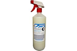 Carbusonic convertible roof waterproofer protector spray, Soft top waterproofing fabric stain repellant Nano hydrophobic. (1 lt)