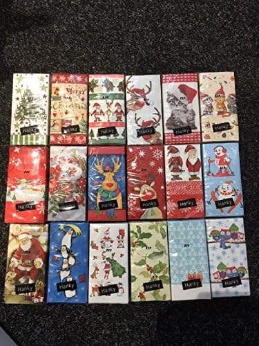 Christmas Toilet Tissues Napkins Assorted Designs Pack Of 10