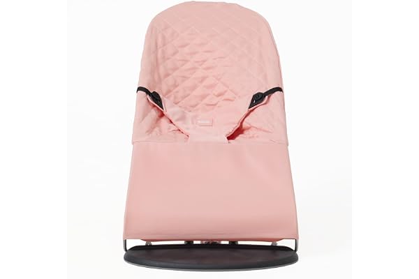 Housse transat bébé. Housse Belltop Compatible avec transat Babybjörn - Balance, Soft et Bliss: hypoallergénique, Douce et Respirante. Housse de hamac Ergonomique (Rose)