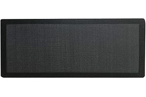 BesDirect 120mm PC Fan Dust Filter, Magnetic Frame, Black (120x360mm), Compatible with Desktop, Speaker, Other Electrical/Electronic Devices