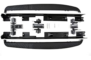J&J AUTOMOTIVE Side Steps Aluminium and ABS Plastic for Range Sport L320 2005-2012, 2-Piece Kit (Left and Right), Mounting Material Included