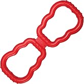 KONG Tug Natural Rubber Dog Toy, Medium/Large | Natural Rubber Pull and Loosen Toy, Comfortable Grip for Playing, Indoor and