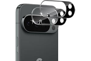 Liilaa Folia aparatu do Google Pixel 10 Pro, szkło hartowane do aparatu ochrona obiektywu, odporna na zarysowania, twardość 9H, 2 sztuki szklanych osłon ochronnych na tylny aparat, czarna