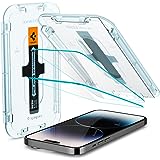 Spigen GLAStR EZ FIT designed for iPhone 14 PRO Screen Protector (2022) Premium Tempered Glass - Case Friendly with Sensor Pr