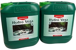 GREENLIGHT GUYS Abono para el cultivo de Canna Hydro Vega Agua Blanda A+B (2x5L)