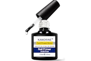 ‎KANORINE KANORINE™ Nail Primer Gel Nail Prep Bond Primer,Power Bond, Nail Protein Bond, Superior Bonding Primer für Acrylpulver und Gel Nagellack 10ml