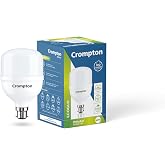 Crompton Dyna Ray 40W LED Bulb B22 | 4000 Lumens, Pack of 1 | 4000 lumens output; 100 lumens per watt; omni-directional spread; anti-glare; surge prot