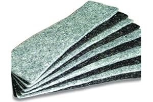 Bi-Office Effaceur coussins de feutre pour Rechange 128 x 60 mm Gris