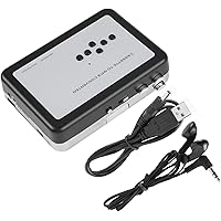 Agatige Convertisseur de Cassette mp3, Cassette Portable au convertisseur MP3 Lecteur Flash USB Capture Lecteur de…