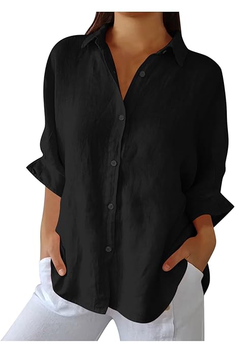 Canotta Donna Elegante Senza Maniche Top Estivo In Poliestere