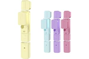 BRDRC Pocket 3 Silicone Cover, Protective Case Lens Protector Scratch-Resistant Sleeve Skin Compatible with DJI OSMO Pocket 3 Creator Combo Accessories(Yellow)