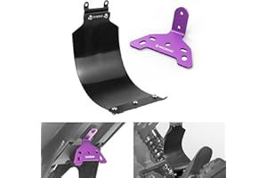 NICECNC Purple Rear Shock Fender Mud Guard & Tail Light Mounting Bracket Compatible with Light bee X/S/ L1E Compatible with Surron Light bee X/S/ L1E, See Fitment