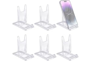 LSYYSL 6 verstellbare Ständer, durchsichtiger Schiebeständer, Handyhalter, Bilderrahmenhalter, Staffeleiständer, Ausstellungsständer, dekorativer Tafelhalter, dekorativer Tafelhalter, Elektronikständer.