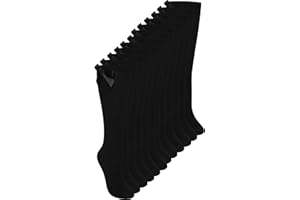 SOCK STACK 6 Pairs Of Girls Bow Knee High Socks, White Grey Black Navy Long School Socks With Ribbons Bows