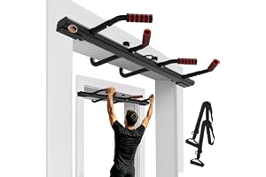 DH FitLife Pull Up-stång dörrkarm utan skruvar, 4 handtag, 200 kg