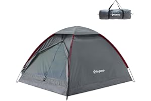 KingCamp MONDOME II - Tienda de campaña para 2 Personas, Ultraligera e Impermeable, compacta y Apta para Mochilas, Ideal para Camping, Senderismo y al Aire Libre