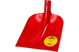 IDEALSPATEN Baumeister Holsteiner Sandschaufel | zum Transport Loser Materialien | Schaufelblatt aus Stahl, Größe 2, Dülle auf Stoß geschweißt ¾ gehoben, ohne Stiel