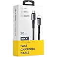iLOCK USB-C to iPhone Charging Cable | 1 Meter | Ultra Durable Braided Cable | 30 Watt Fast Charging (Type C to iPhone)