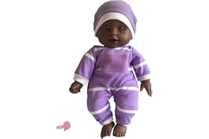 The New York Doll Collection 11 Pollici / 28 cm Corpo Morbido Bambola in Pacco Regalo (Afroamericano)