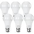 Bayonet Light Bulb 100W Equivalent, Energy Saving B22 LED Bulbs, Warm White 2700K, 13.5W 1500 Lumens Light Bulb, Non-Dimmable, Super Bright BC GLS Light Bulbs, 6-Pack