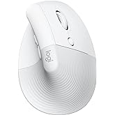 Logitech Lift Kablosuz Ergonomik Dikey Mouse, 57&deg; Dikey A&ccedil;ı, 4000 DPI, Sessiz, K&uuml;&ccedil;&uuml;k ve Orta Eller İ&ccedil;in, Bluetooth, Logi Bolt