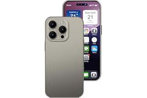 FufoneUS Affichage de Faux Jouets téléphone Portable modèle métallique Non Fonctionnel réplique 1:1 téléphone pour téléphone 16 Pro Max Faux Jouets téléphone Portable, écran Couleur Titane 16promax