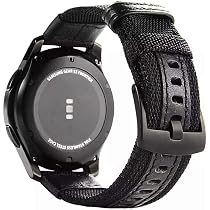 leather band for Huawei watch gt 22mm and Samsung Galaxy Watch 46mm/Gear S3  frontier/Xiaomi Huami Amazfit GTR47mm and Stratos 2 22mm black color: Buy  Online at Best Price in Egypt - Souq