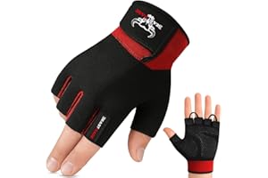 BEAST RAGE Rękawice fitness Kulturystyka Mężczyźni i Kobiety Ćwiczenia Treningowe Rękawice Sportowe Siłownia Kolarstwo Gimnastyka Podnoszenie Ciężarów Wsparcie Kolarskie Antypoślizgowe Wyściełane