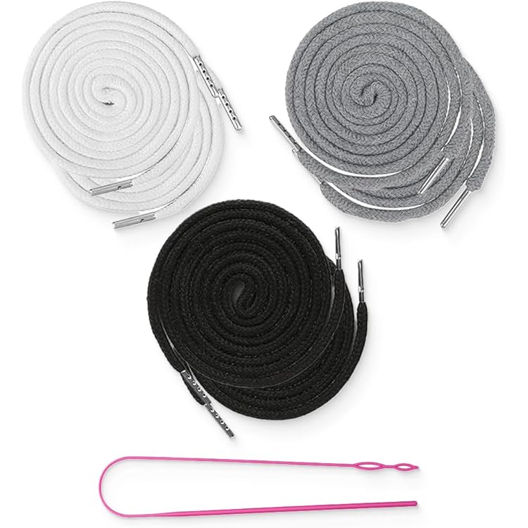 Cordon Pour Cordon Capuche Sweat - Cordon De Rechange Pour Sweat à Capuche, Lot De 4 Cordons De Serrage Pour Pantalon De Jogging, Corde 140 Cm, Quatre Couleurs, Y Compris Enfileurs De