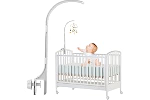 NIZIRIOO Soporte para Campana de Cuna: Soporte Móvil para Bebés, Soporte para Cambiar Pañales Soporte Móvil Ajustable para Bebés Soporte para Brazo Colgante Móvil Soporte Ajustable Stent para Cuna de Bebé