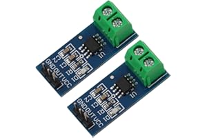 Heevhas ACS712 Stromsensormodul Hall-Stromsensor 30A-Bereichsmodul ACS712ELC-30A für Arduino (2 Stück)