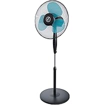 Ventilatore Da Pavimento EGLEMTEK Mexicali 70W - 5 Pale Acciaio 42cm, 3 Velocità, Oscillante, Altezza Regolabile 130cm - Foto 9