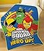 Produktbild DSL Group (Nottingham) Ltd Fleecedecke für Kinder, Kinderdecke mit Cartoon-Motiv Super Hero Squad