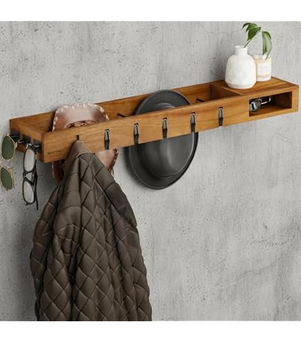 Portemanteau Mural Bois CREEDWOOD PORTEMANTEAU Mural Mara | 5 Crochets, Bois Flotté, 50cm Portemanteau 50 Cm 5 Crochets Portemanteau Mural Bois CREEDWOOD PORTEMANTEAU Mural Mara | 5 Crochets, Bois Flotté, 50cm Portemanteau 50 Cm 5 Crochets