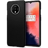 Spigen Thermoplastic Polyurethane Liquid Air Back Cover Case Compatible with OnePlus 7T - Matte Black