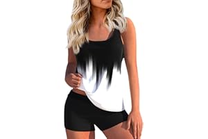 uxxnjfg Maillot de Bain Brassiere Amincissant Taille Haute Push Up Ete Bikini Femme Pas Cher Marque Plage Maillot