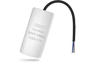 SCOOYUCK CBB60 Kondensator 3µF 450V Anlaufkondensator, Motorkondensatoren 3uF
