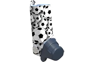 The Inhaler Tailor Cover for Easi-Breathe Inhalers in Over 30 Designs – Vegan Leather Case for Kids and Adults – Handmade in England (3D Footballs)