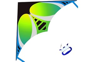 HONBO Large Delta Kites For Kids and Adults For Beach Trip Outdoor games,Perfect for Beginners,String Line Included Toys Easy To Fly Kites with Colorful Colors Tail