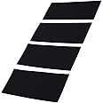 Erweicet 4 Pieces Carbon Activated Filter Sheet for Air Purifier, Dust Filter Precut, Carbon Sponge Air Filters Replacement Activated Pad
