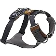 RUFFWEAR Front Range Harness, Medium Dog Harness, Reflective Y Harness, Adjustable Comfortable Padded Dog Walking, No Pull Dog Harnesses, 2 Lead Attachments & V Ring, Size M, Moonlight Mountains